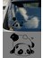 Şaşkın Komik Panda Resmi Oto Araba Cam Sticker Çıkartma Bilgisayarlar,kamyonlar, Motosikletler Için 4