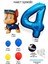 Mavi Rakam Balonlu Paw Patrol Karakterleri Balon Karşılama Seti Pençe Çetesi 2