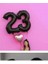 Siyah Rakam Balon Folyo 3 Yaş Rakam Balon 76CM (34 Inc Helyum Uyumlu) 3