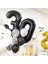 Siyah Rakam Balon Folyo 3 Yaş Rakam Balon 76CM (34 Inc Helyum Uyumlu) 5