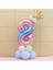 Unicorn Tema Rakam Balon Karşılama Seti 8 Yaş Gökkuşağı Renkleri Altın Taçlı 8 Rakamlı Balon 1