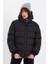 Kadın Siyah Su ve Rüzgar Geçirmez Oversize Kapüşonlu Kışlık Şişme Mont & Kaban & Parka - 137 2