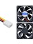 Powermaster IC-216 3 Pin Kablolu 80X80X25 mm 24 Volt Fırçasız Dc Kasa Fanı Soğutucu Fan 8X8X2.5 cm 1