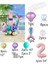 Deniz Kızı Balon Buketi Pembe Rakam Balon 2