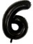 Futbol Tema Doğum Günü Balon Seti Soccer Balloon Set Siyah Rakam Balonlu 3