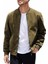 Erkek Haki Yeşili Suni Süet Ceket 1