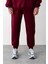 Erkek Bordo Oversize 3 Iplik Eşofman Altı 1