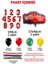 Şimşek Mcqueen Rakamlı Balon Sütunu Arabalar Balon Trafik Lambası Şekilli Karşılama Seti 2