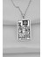 925 Ayar Gümüş Tarot (The Death) Ölüm Kolye 1
