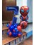 Örümcek Adam Balon Karşılama Seti Mavi Rakam Balon Spiderman Balon Kolay Kurulum 1