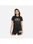 Dri-Fit Swoosh Graphic Running Short-Sleeve Kadın Tişört, Kadın Spor Siyah Tshirt 1