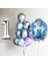 Frozen Elsa Balon Parlak Balon Gümüş Rakam Balonlu Karlar Kraliçesi Konsepti 1