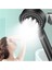 Turbo Fan Pervaneli 5 Fonksiyonlu Su Tasarruflu Duş Başlığı | Pervaneli Turbo El Duşu Siyah Banyo 4