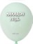 Makaron Yeşil Balon 12 Inç 30 cm 10 Adet Makron Soft Balon 2