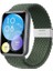 Watch Fit 2 Aktif Edition Gece Siyahı Uyumlu Likralı Bez Kumaş Kordon 1