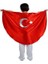 Ay Yıldız Pelerin - 23 Nisan Gösteri Pelerini - Kırmızı Pelerin 1