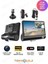 Araç Içi Kamera 4'' Ekran 3 Kameralı 170° Geniş Açı 1080P G-Sensör Gece Görüşlü 32GB Sd Kart 1