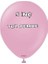 Kalisan Retro Deniz Toz Pembe 5 Inç Küçük Boy 10 Adet Retro Pastel Mat Balon 1