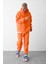 Erkek 3 Ip Turuncu Eşofman Takımı Oversize Jogger 3