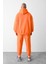 Erkek 3 Ip Turuncu Eşofman Takımı Oversize Jogger 4