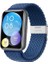 Watch Fit 2 Aktif Edition Gece Siyahı Uyumlu Likralı Bez Kumaş Kordon 1