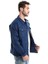 Erkek Düğmeli Çift Cepli Gabardin Lacivert Ceket 3