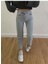 Julia Kadın Mavi Kar Yıkama Mom Boyfriend Yüksek Bel Kot Jeans Pantolon 1