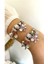 Charm Zirkon Taşlı Kelebek Model Çelik Bileklik (Kararmaz) 1