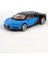 Lisanslı Bugatti Chiron Metal Model Araba 1:32-1:34 Çek-Bırak Mekanizmalı Mavi 2