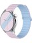 Galaxy Watch 6-5-4 ve Classic Uyumlu Silikon Mıknatıslı Çift Renkli Kordon 40/44/46/47MM 1