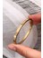 Çelik Cartier Gold Ince Model Taşlı Bileklik 3