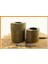 Dekoratif Tealight Mumluk Antik Altın Renk 4
