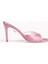 Deri Pembe Kadın Topuklu Ayakkabı Nancy 1