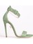Deri Yeşil Kadın Topuklu Ayakkabı Aprıl 1