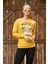 Kadın Baskılı Sweatshirt Sarı ZN5048 1