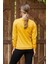 Kadın Baskılı Sweatshirt Sarı ZN5048 2