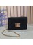 Gece Çantası, Portföy Çanta, Clutch Çanta, Saten Görünümlü Zincirli Omuz Çantası 1