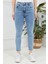 Kadın Slim Fit Kot Pantolon Kot Mavisi ZN5111 3