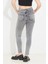 Kadın Slim Fit Kot Pantolon Gri ZN5111 3