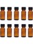 JUNİBELİW 10 Adet 30 ml Amber Mini Cam Şişe Çok Amaçlı Plastik Kapaklı Shot Şişesi 10X30 ml 1