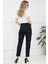 Kadın Boyfriend Kot Pantolon Siyah ZN5050 4