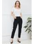 Kadın Boyfriend Kot Pantolon Siyah ZN5050 5