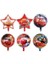 1 Yaş Siyah Rakam Balonlu Şimşek Mcqueen Balon Seti Arabalar (Cars) Konfetili Şeffaf Balon 3