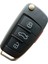 Audi A1 A3 A4 A6 Uyumlu Anahtar Kabı Kumanda Kabı Oto Anahtarlık 3+1 Panik Buton Logolu 1