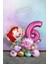 Little Mermaid Ariel Küçük Deniz Kızı Balon Buketi Fuşya Rakam Balon 1