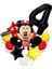 Siyah Rakam Balonlu Mini Fare Balon Set Minnie Mouse Balon Set 1