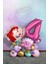 Little Mermaid Ariel Küçük Deniz Kızı Balon Buketi Fuşya Rakam Balon 1