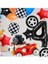 Vintage Race Car Siyah Yaş Rakam Balonlu Set Yarış Arabası Doğum Günü Kırmızı 10'lu Balon Set 3