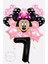 Siyah Rakam Balonlu Mini Fare Balon Set Minnie Mouse Balon Set 1