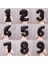 Siyah Rakam Balonlu Mini Fare Balon Set Minnie Mouse Balon Set 5